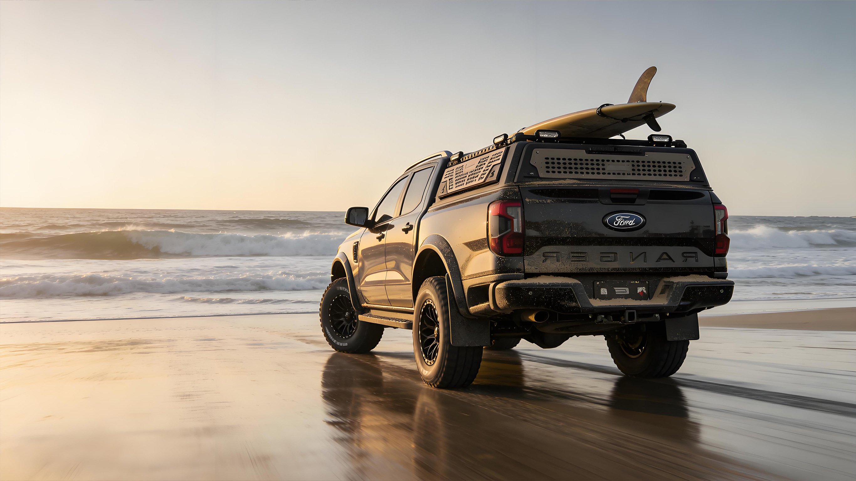 Tri-Opening Mid-High Truck Cap