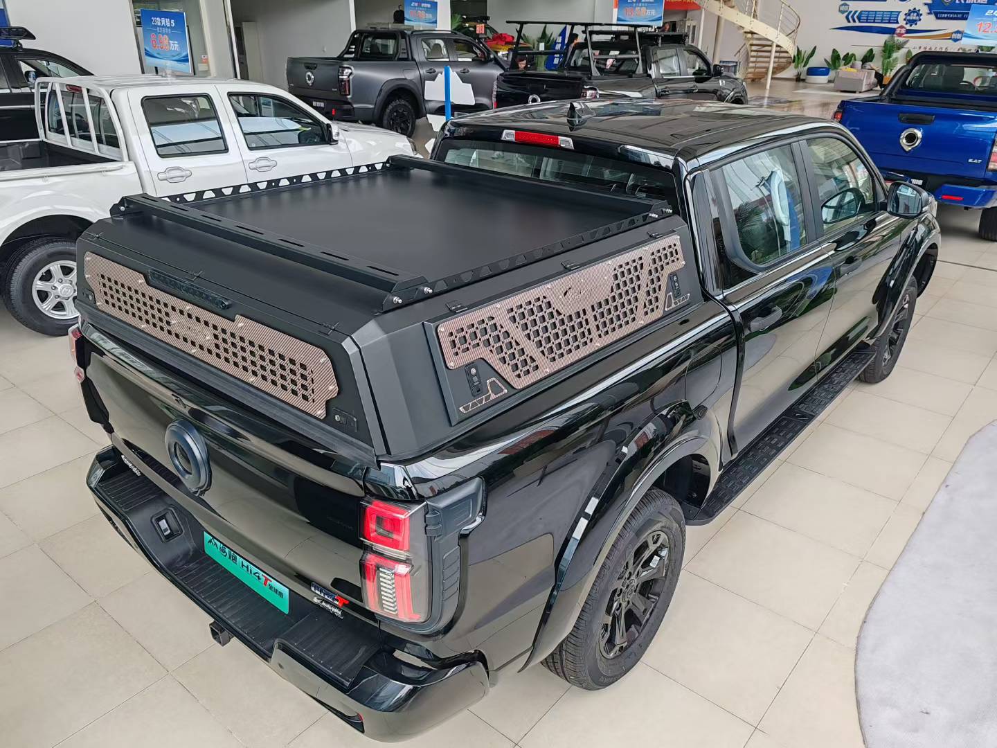 Tri-Opening Half-Height Hardtop Canopy