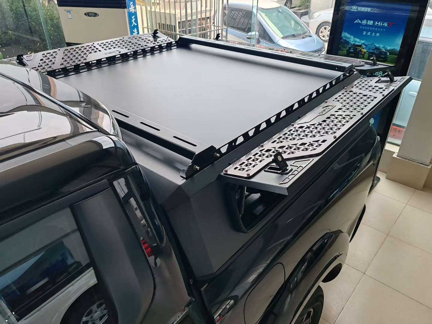 Tri-Opening Half-Height Hardtop Canopy