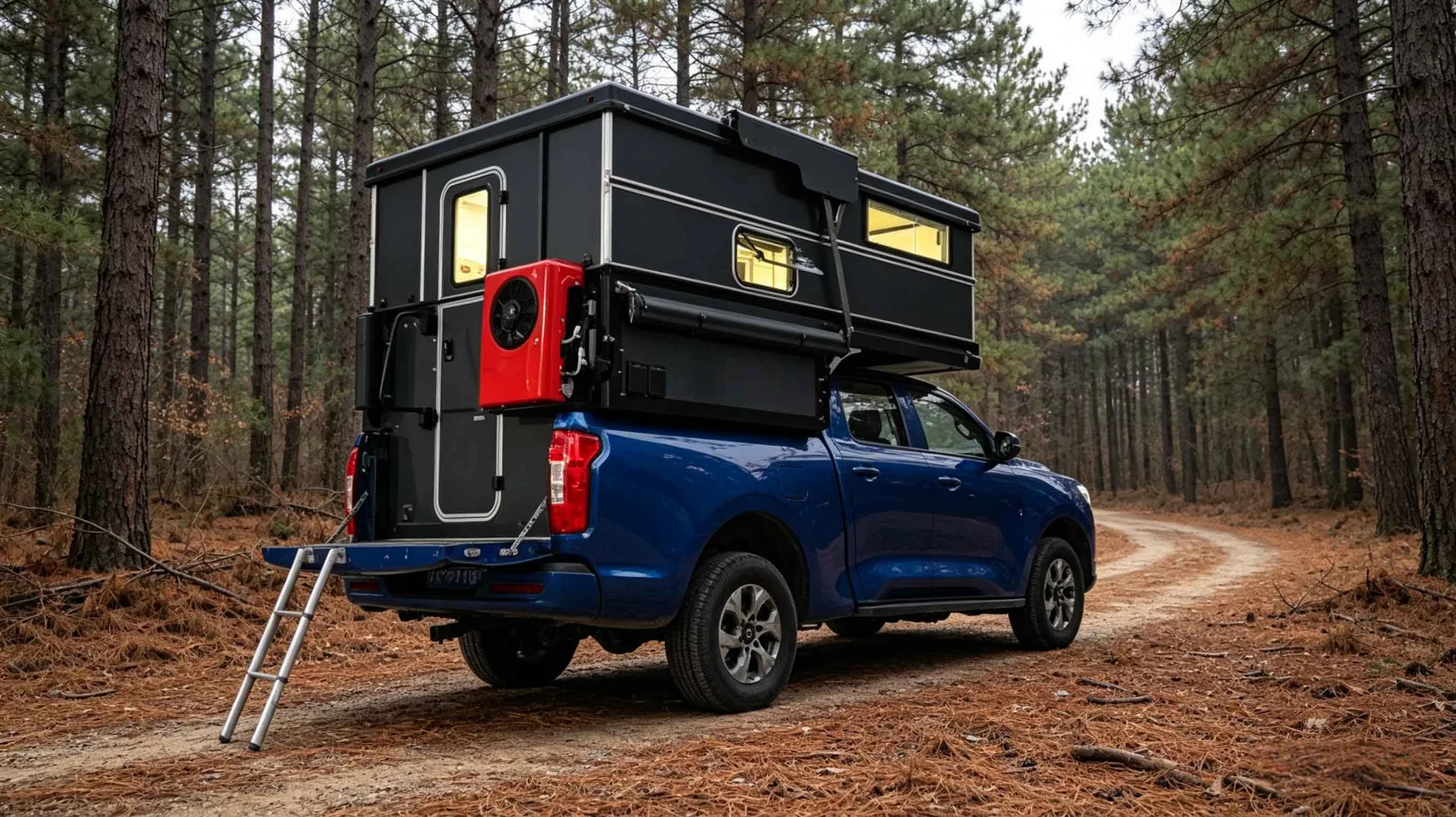 Electric Folding Hardtop Pickup Camper Shell