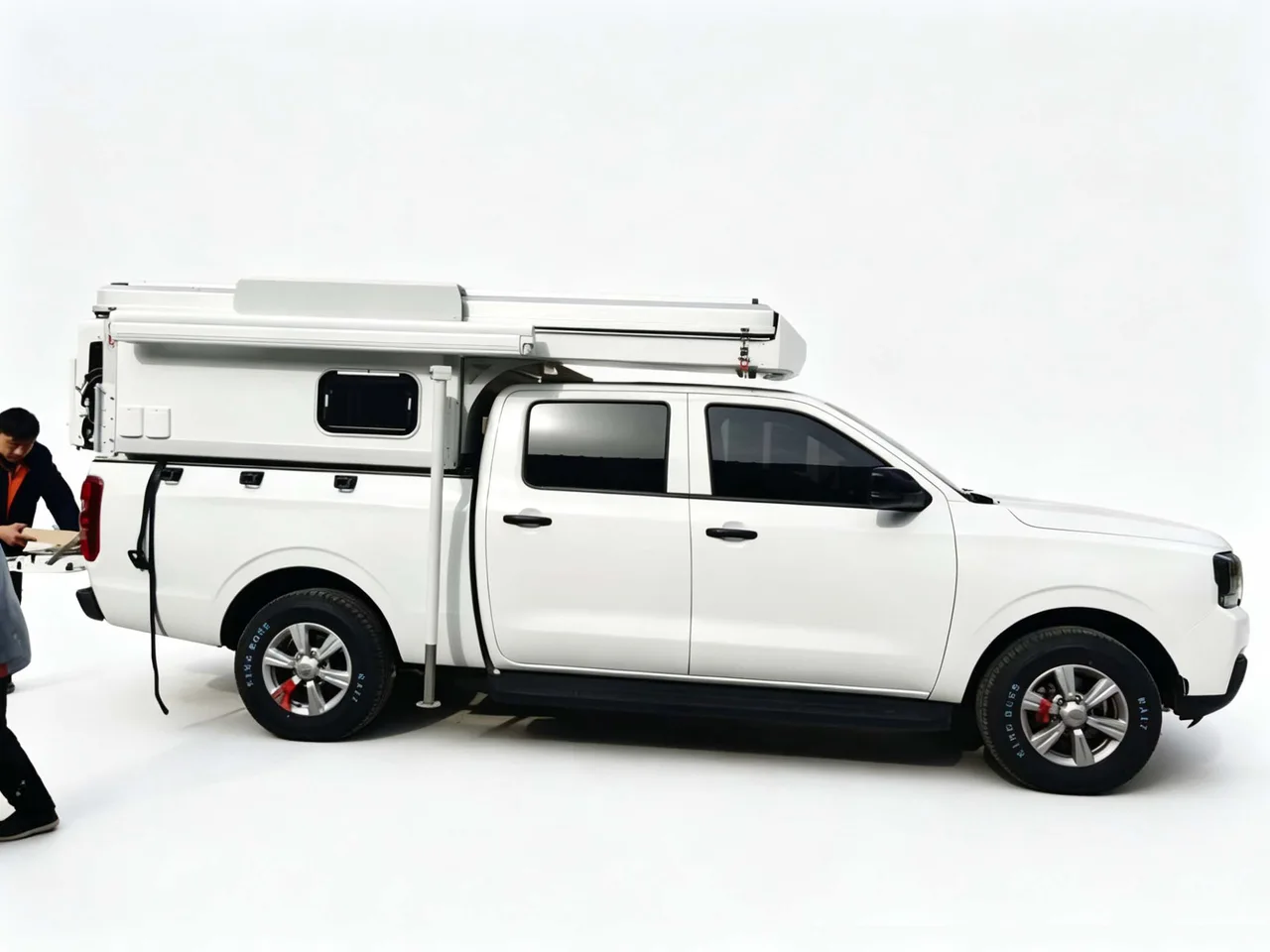 Electric Folding Hardtop Pickup Camper Shell