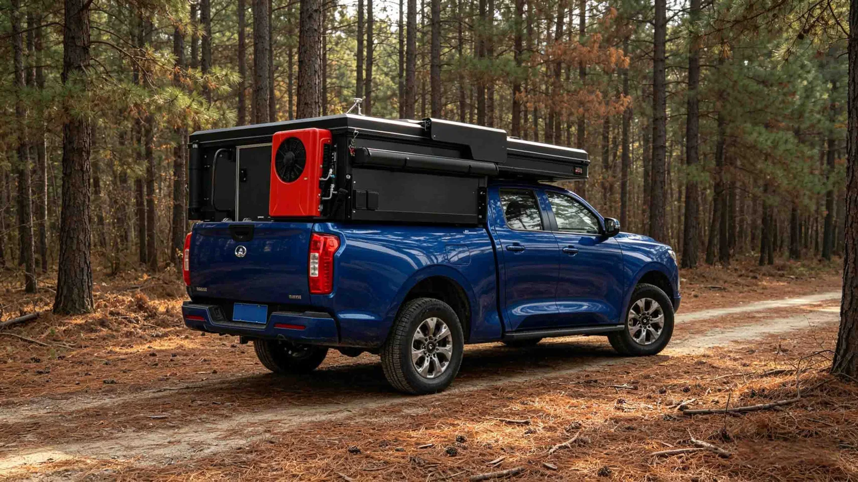 Electric Folding Hardtop Pickup Camper Shell