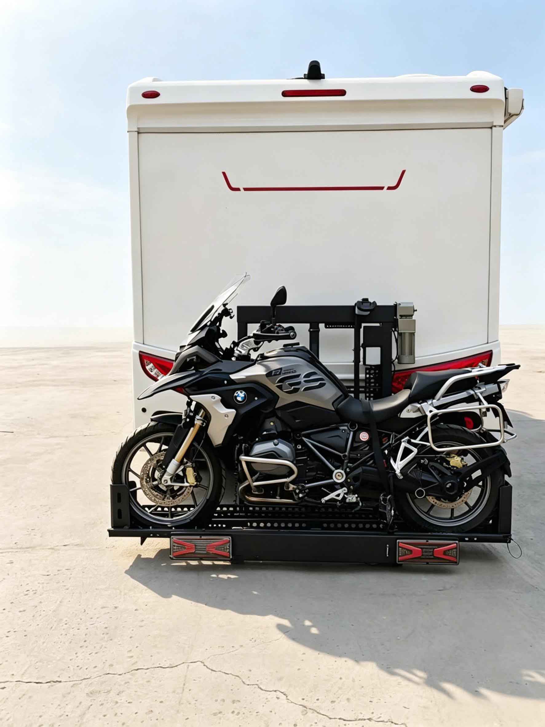 Motorcycle Electric Lift & Fold Carrier