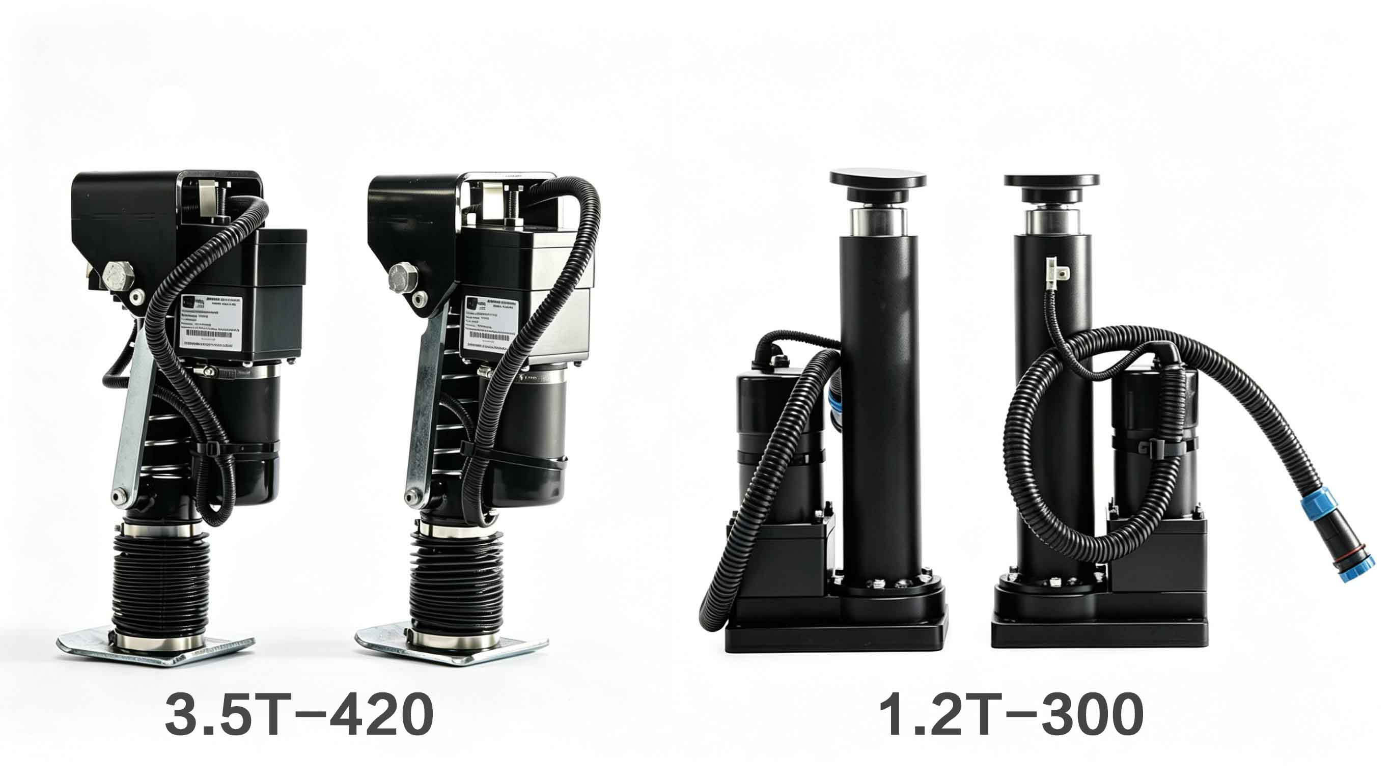RV Electric Foldable Leveling Jacks (4XZ Heavy Duty)