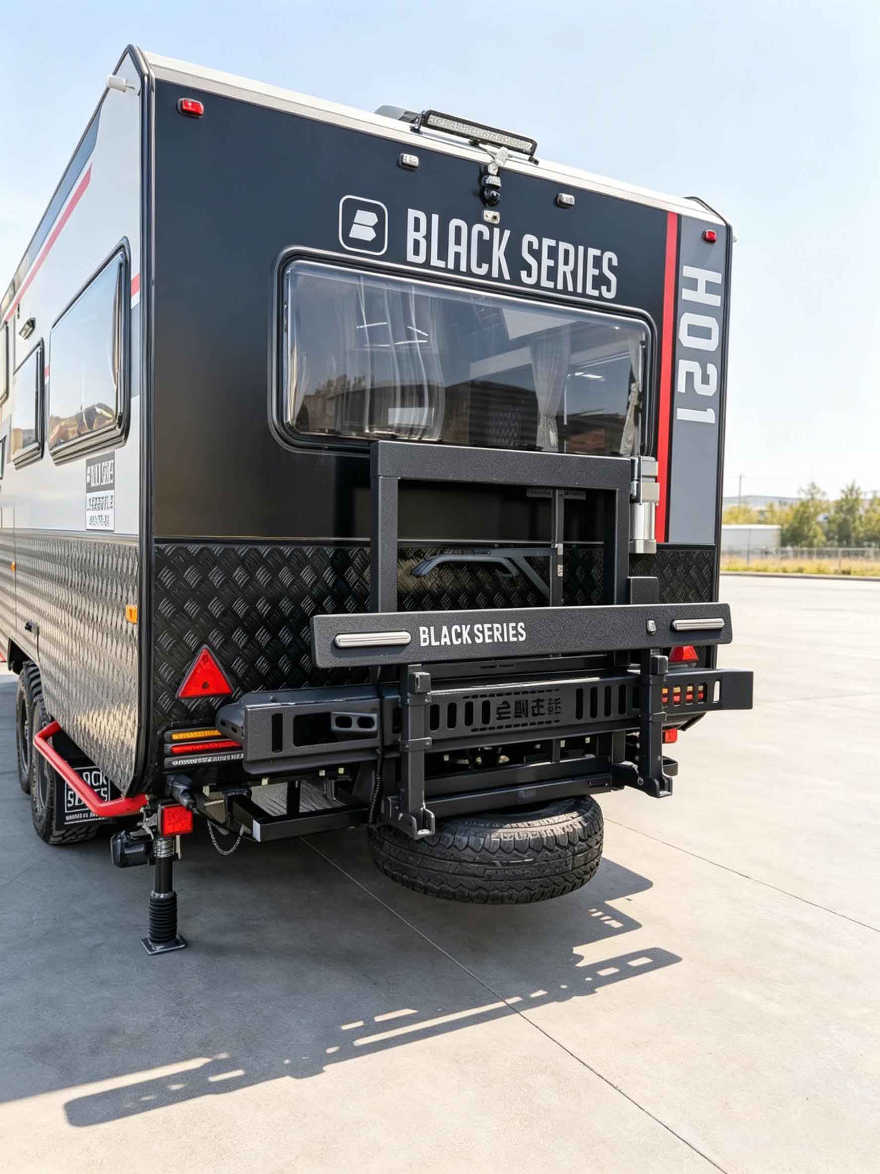 Motorcycle Electric Lift & Fold Carrier