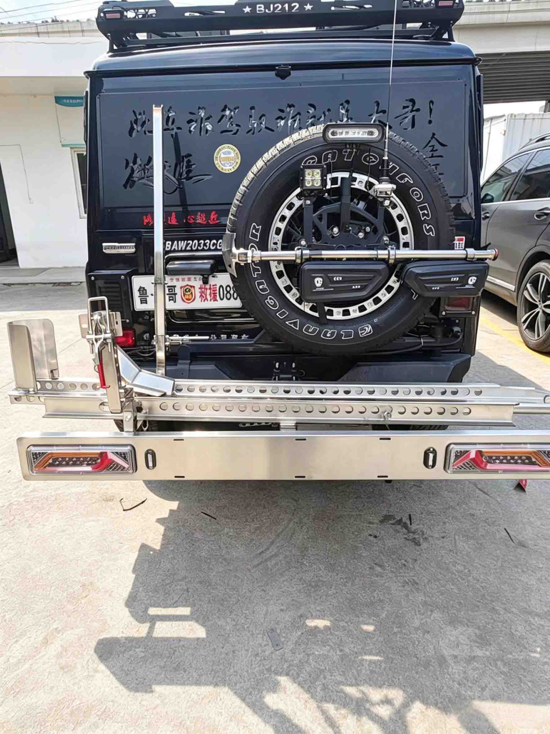 Motorcycle Electric Lift & Fold Carrier