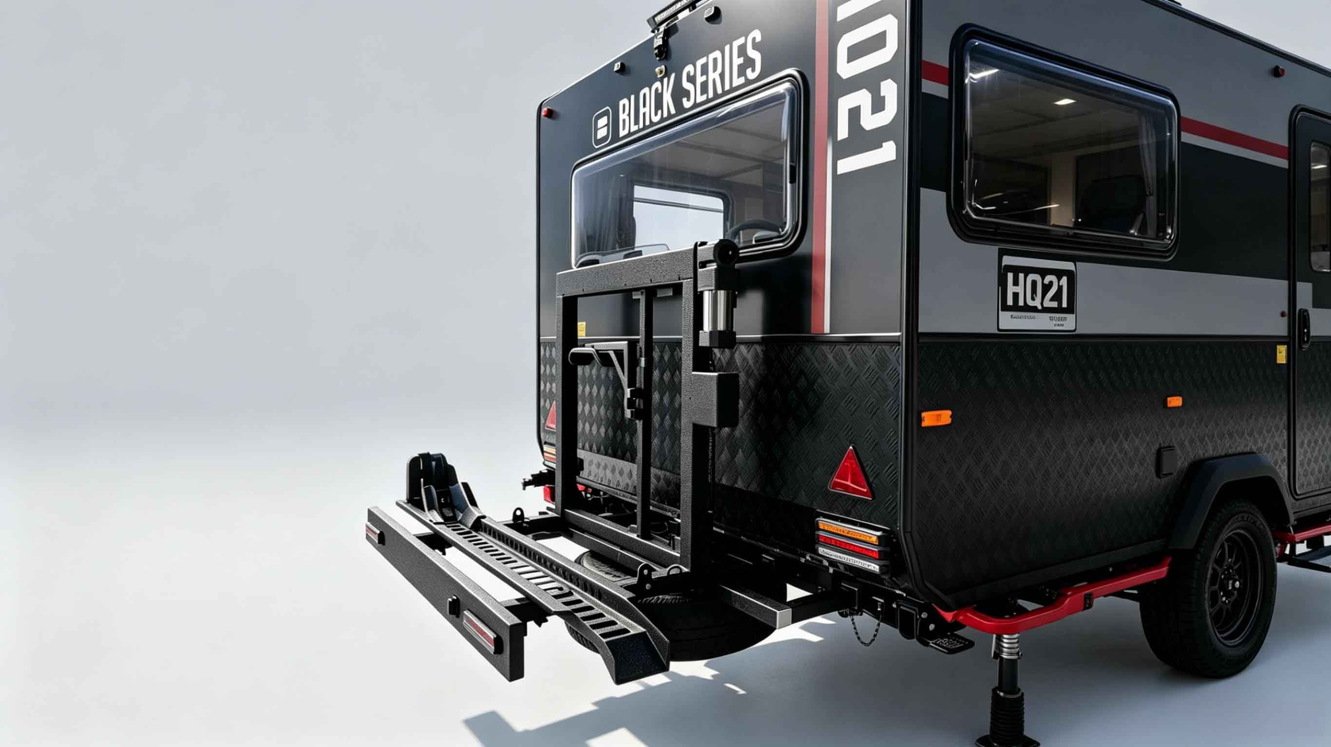 Motorcycle Carrier for RV, Off-Road & Trailer | Manual & Heavy-Duty Electric Version