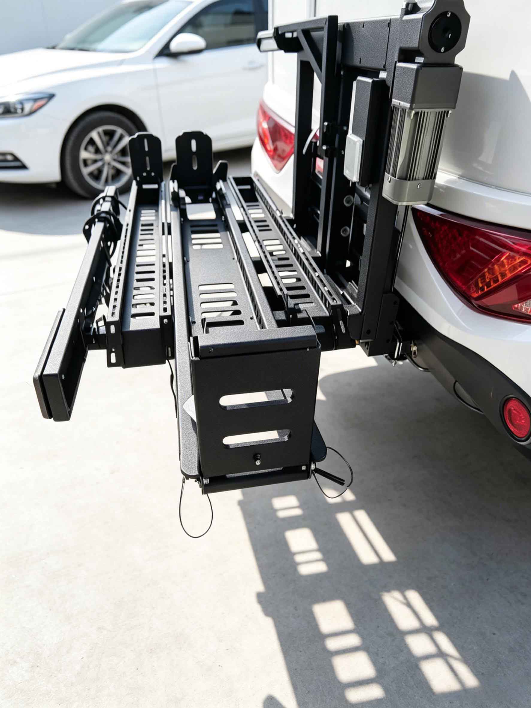 Motorcycle Electric Lift & Fold Carrier