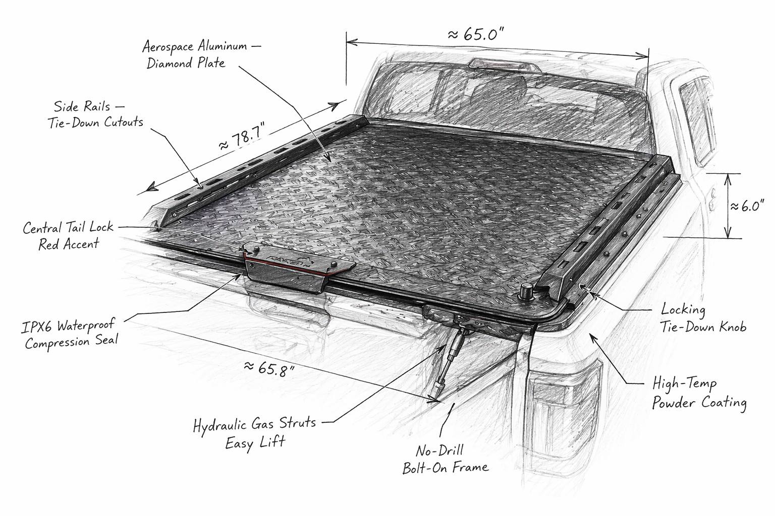 Pickup Bed Measurement Guide for Truck Caps, Tonneau Covers, and Slide-In Campers